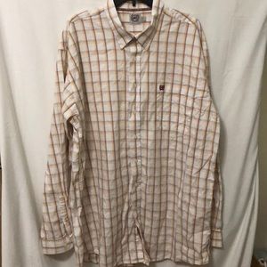Men’s cinch long sleeve button down shirt.